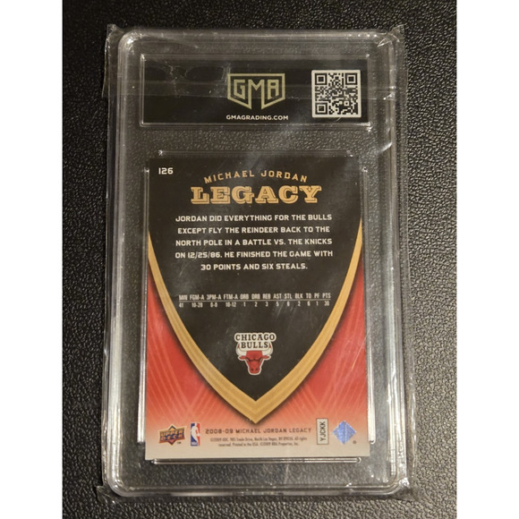 Vintage Chicago Bulls Snapback Hat + Michael Jordan & D.Rodman Graded card Lot - Picture 7 of 9